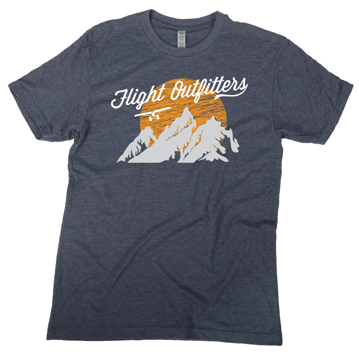 White Sunset Mountain T-Shirt – Flight Outfitters