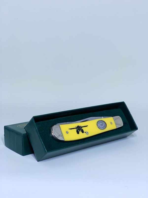 3200B Yellow Trapper Knife - FTC