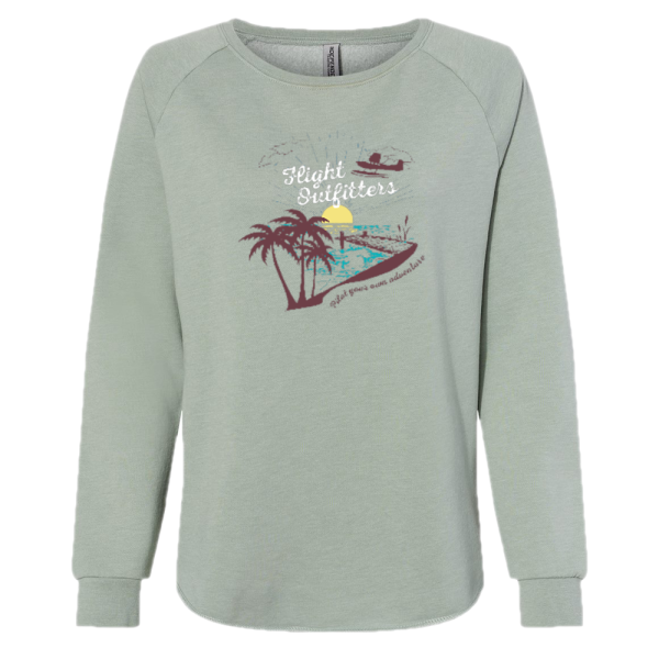 Women's Sunset Dock Sweatshirt - Sage