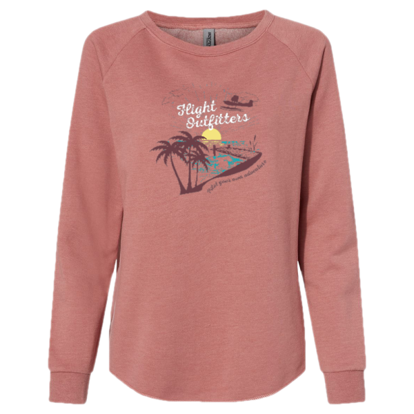 Women's Sunset Dock Sweatshirt - Dusty Rose