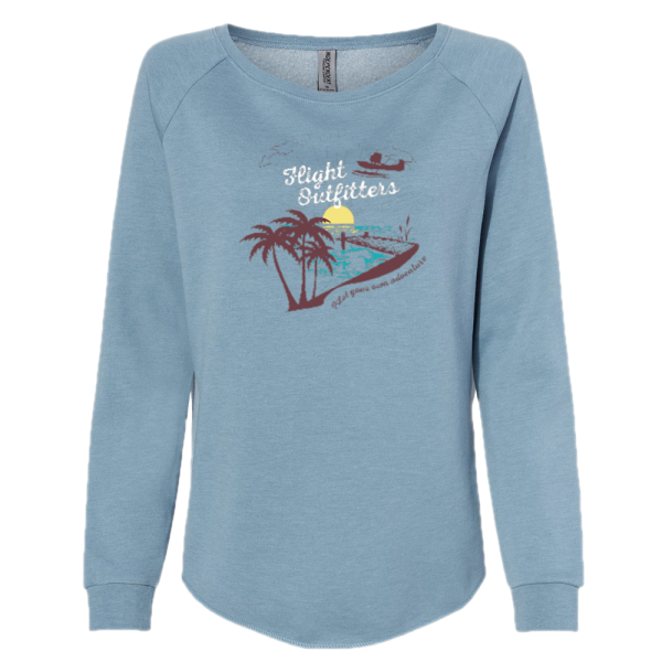 Women's Sunset Dock Sweatshirt - Misty Blue