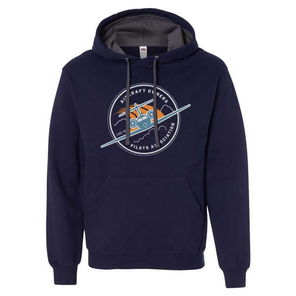 The AOPA Contrails Hoodie - Navy