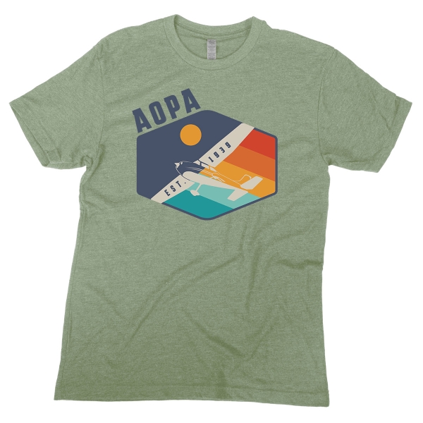 The AOPA 1939 Tshirt - Heather Sage