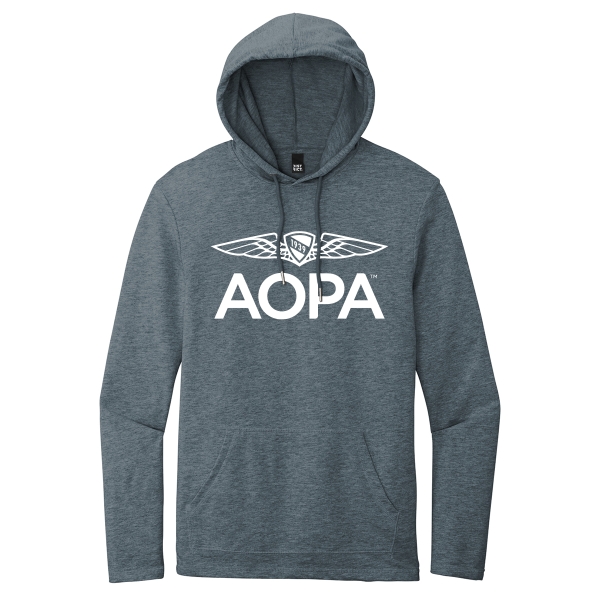Men's AOPA FOB Hoodie with Wings Logo - Indigo