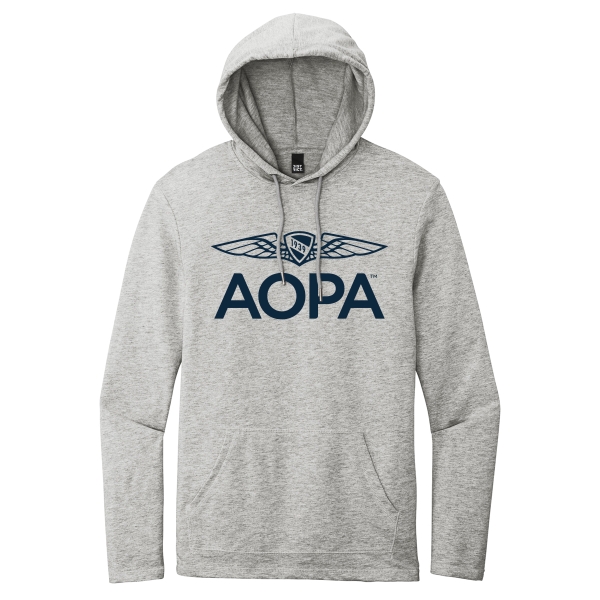 Men's AOPA FOB Hoodie with Wings Logo - Light Grey