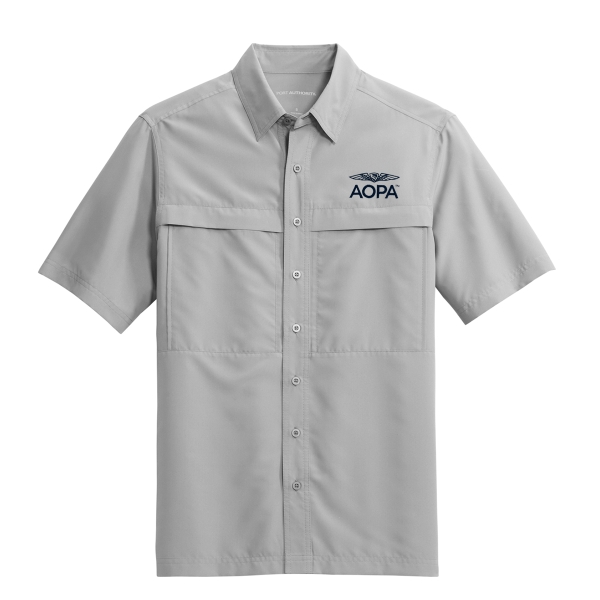 AOPA Short Sleeve Guide Shirt - Gusty Grey