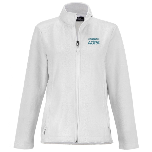 AOPA Women's Base Fleece Jacket - White