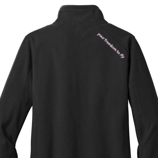 AOPA Women's Summit Quarter Zip Fleece Jacket - Black