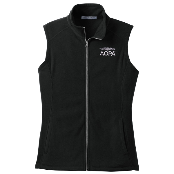 Women's AOPA Flightline Vest - Pearl Black